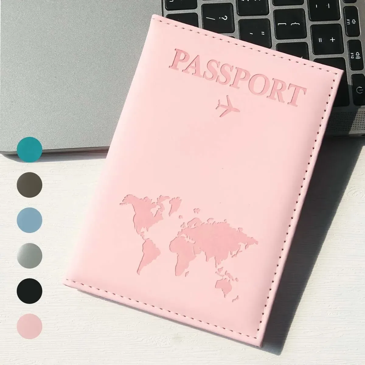 Porte-passeport carte PU couverture de passeport voyage essentiel croisière doit avoir des porte-passeport mince et Portable pour les voyages