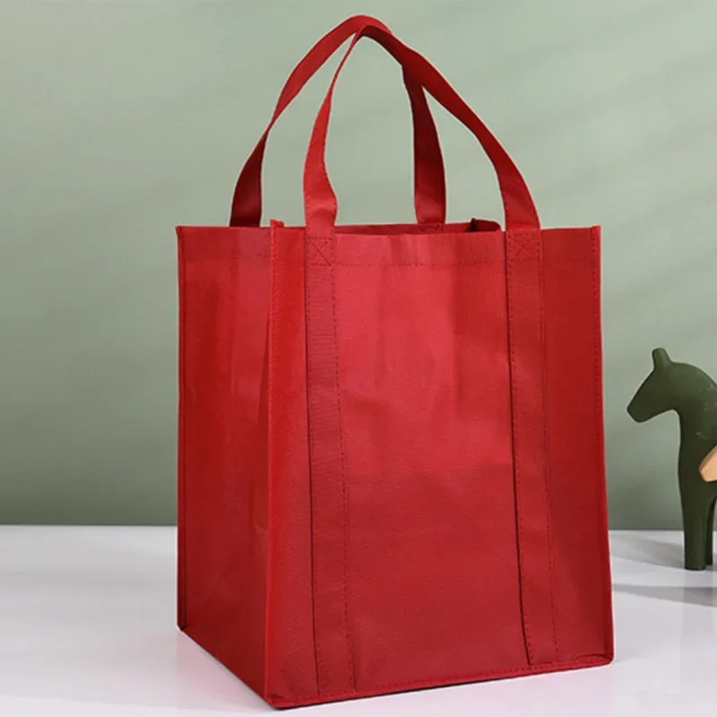 sac à provisions non tissé de grande capacité, sac fourre-tout pliable, sacs fourre-tout réutilisables, sac à main de voyage extérieur, pocommuniste de rangement