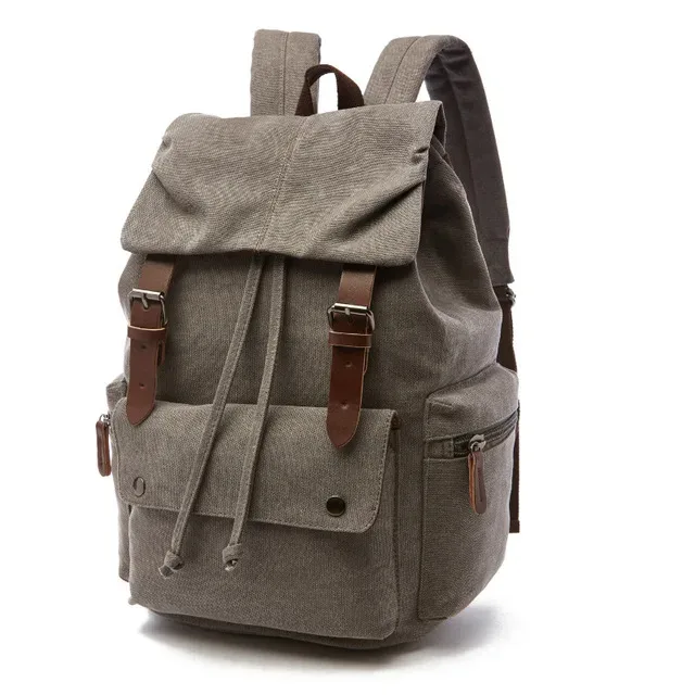 sac à dos en toile vintage pour ordinateur portable pour hommes et femmes, sacs à dos de voyage, antivol, école, mode