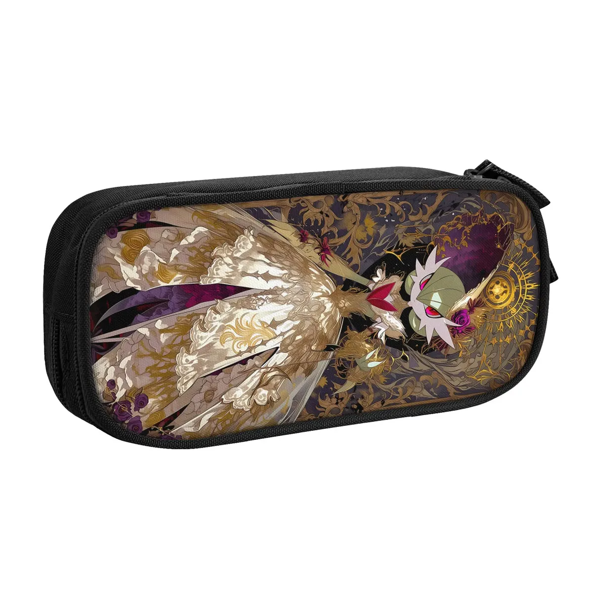 sacs personnalisés pokemon eevee eeveelution de grande capacité pour enfants, trousse à crayons d'école pour garçons et filles