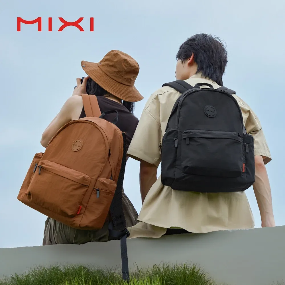 Mixi – sac à dos léger d'extérieur, sac à dos décontracté pour ordinateur portable, sac à livres de voyage, résistant à l'eau, petit sac de randonnée Durable