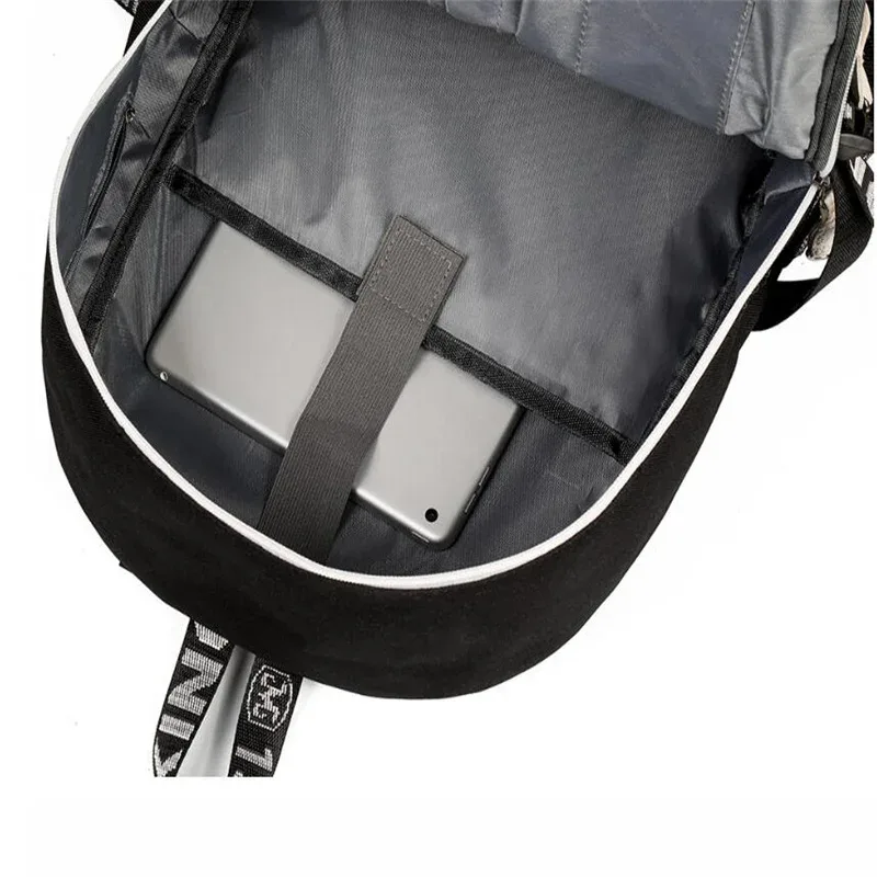 jujutsu kaisen anime sacs à dos adolescents livre cartable unisexe mode usb port de charge ordinateur portable voyage épaule en plein air mochila