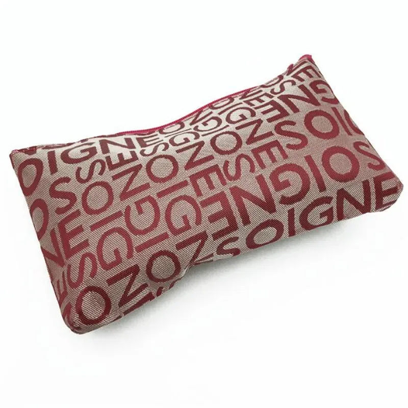 trousse de maquillage fille avec imprimé cœur et lettres, sac de rangement pour articles de toilette, organisateur de maquillage, trousse de beauté