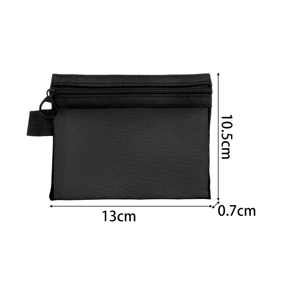 sacs à cosmétiques transparents en maille, 1/6 pièces, trousse de maquillage de voyage portable, petite et grande trousse de toilette noire, pochette de rangement pour rouge à lèvres