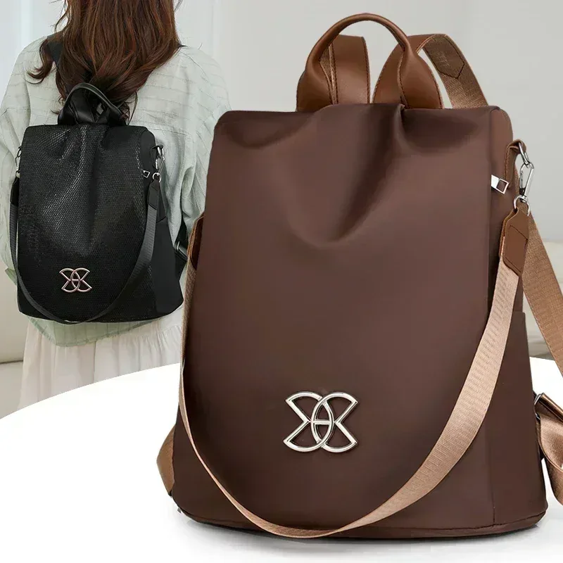 sac à dos décontracté en nylon de grande capacité, polyvalent, multifonctionnel, haut de gamme, antivol, doux, nouvelle collection 2026