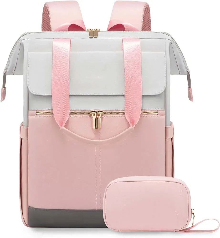 nouveau sac à dos polyvalent et simple pour femme, idéal pour les voyages transfrontaliers, grande capacité, couleur crème