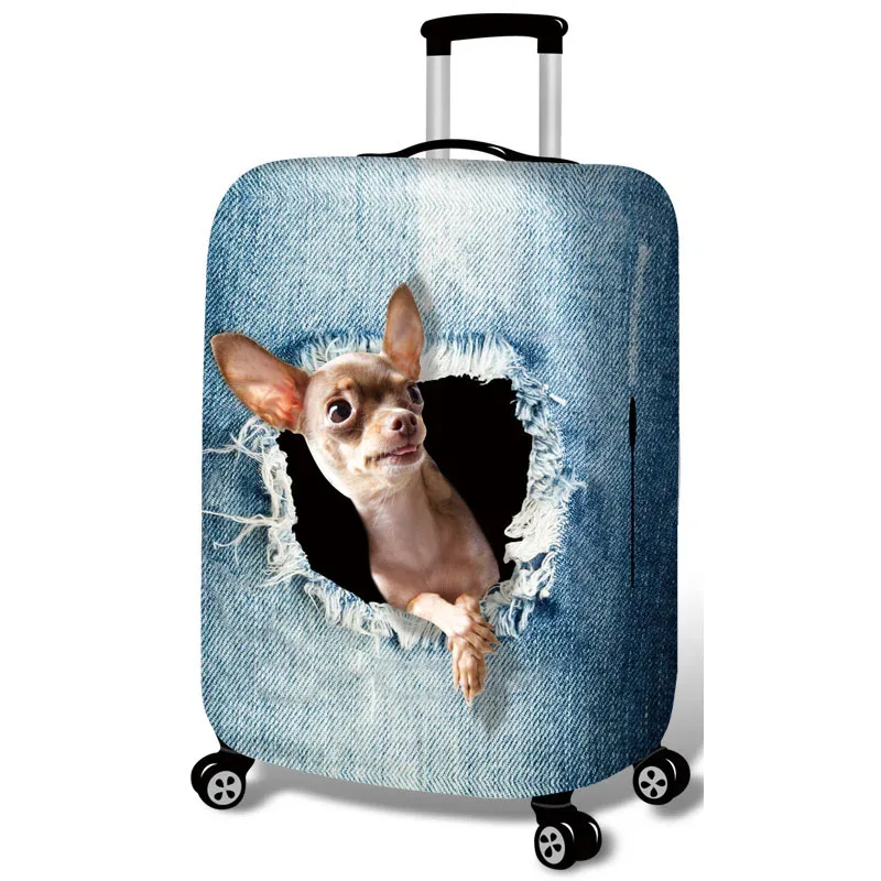 housse de protection élastique pour bagages, housse de protection contre la poussière, étui de coffre pour chariot de 18 à 32 pouces, accessoires de voyage