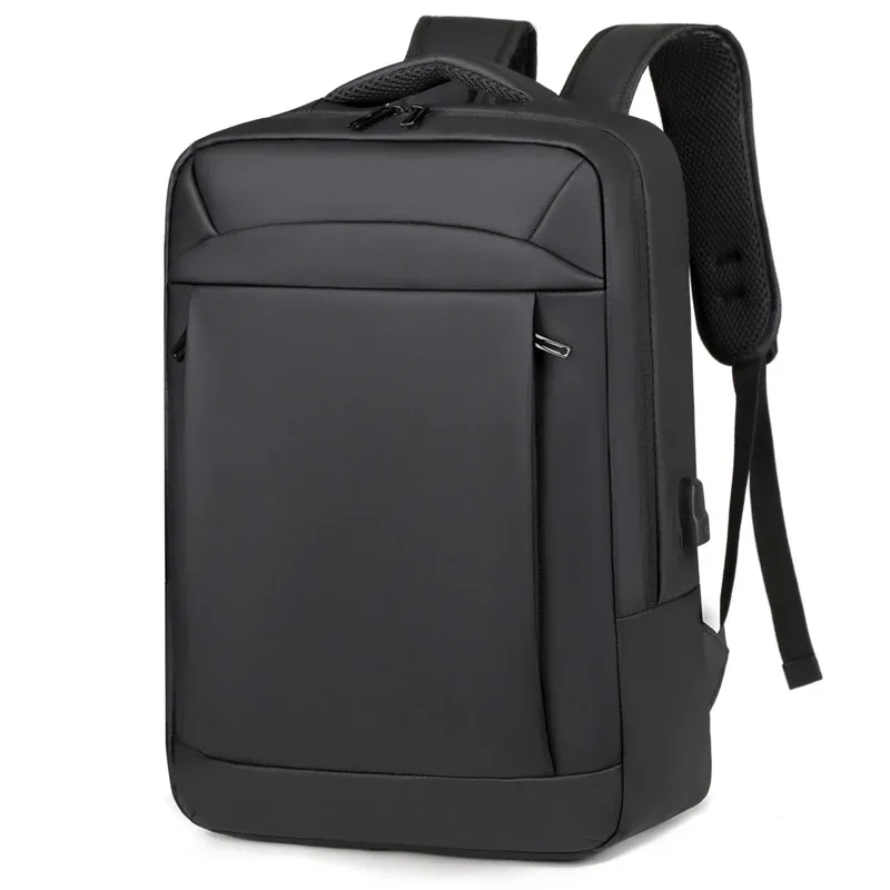 sac à dos simple et décontracté, imperméable, pour ordinateur de 14 pouces, avec charge rapide usb, sac à dos de grande capacité pour hommes et femmes
