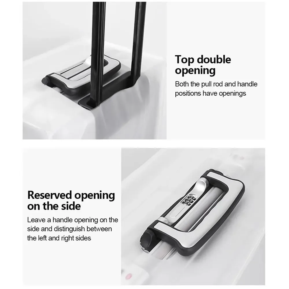 nouvelle housse de protection pour bagages givrée, anti-poussière, durable et imperméable.