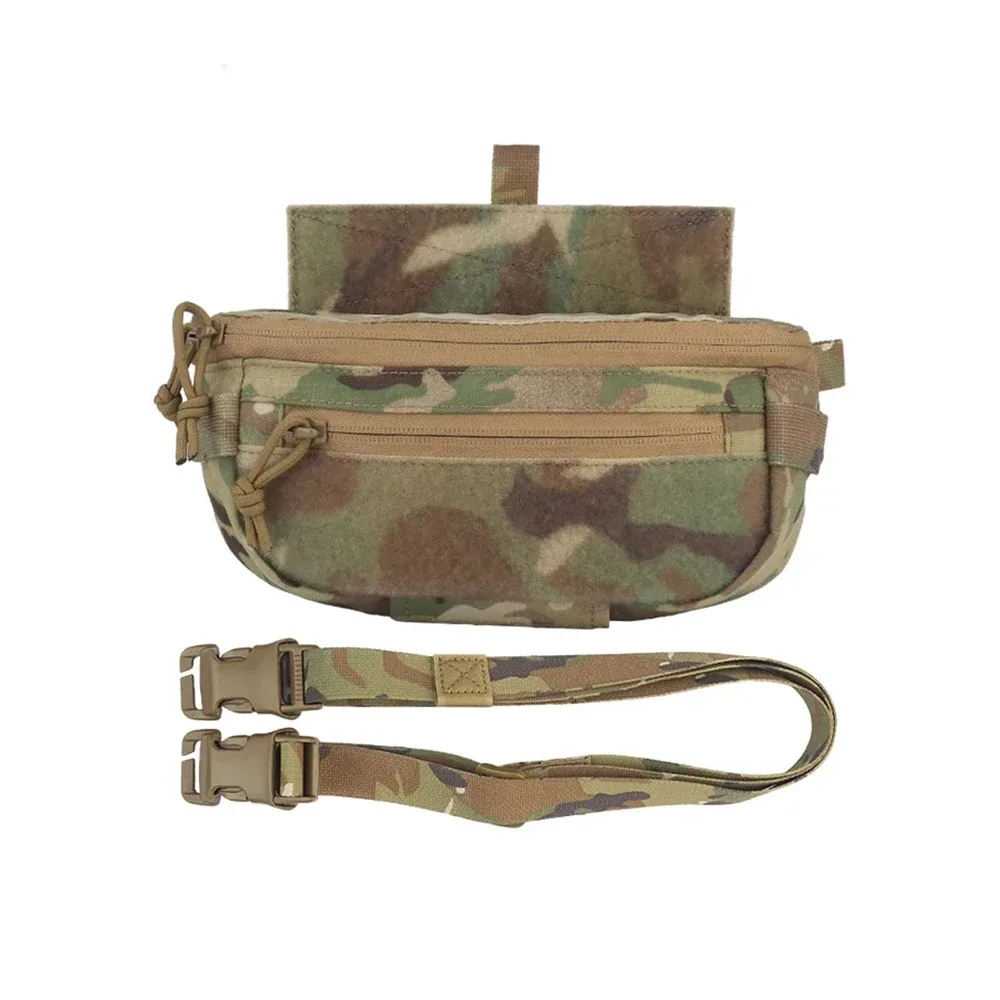 pochette d'accessoires pour gilet tactique, pack d'extension, double usage, sac abdominal inférieur multifonction, sac à bandoulière simple