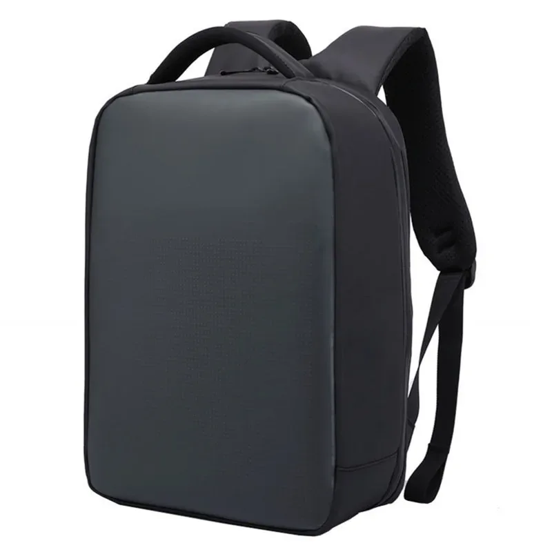 sac à dos led de mode avec écran numérique télécommande photo sac à dos sac ordinateur portable 15.4 pouces pour l'école moto camping