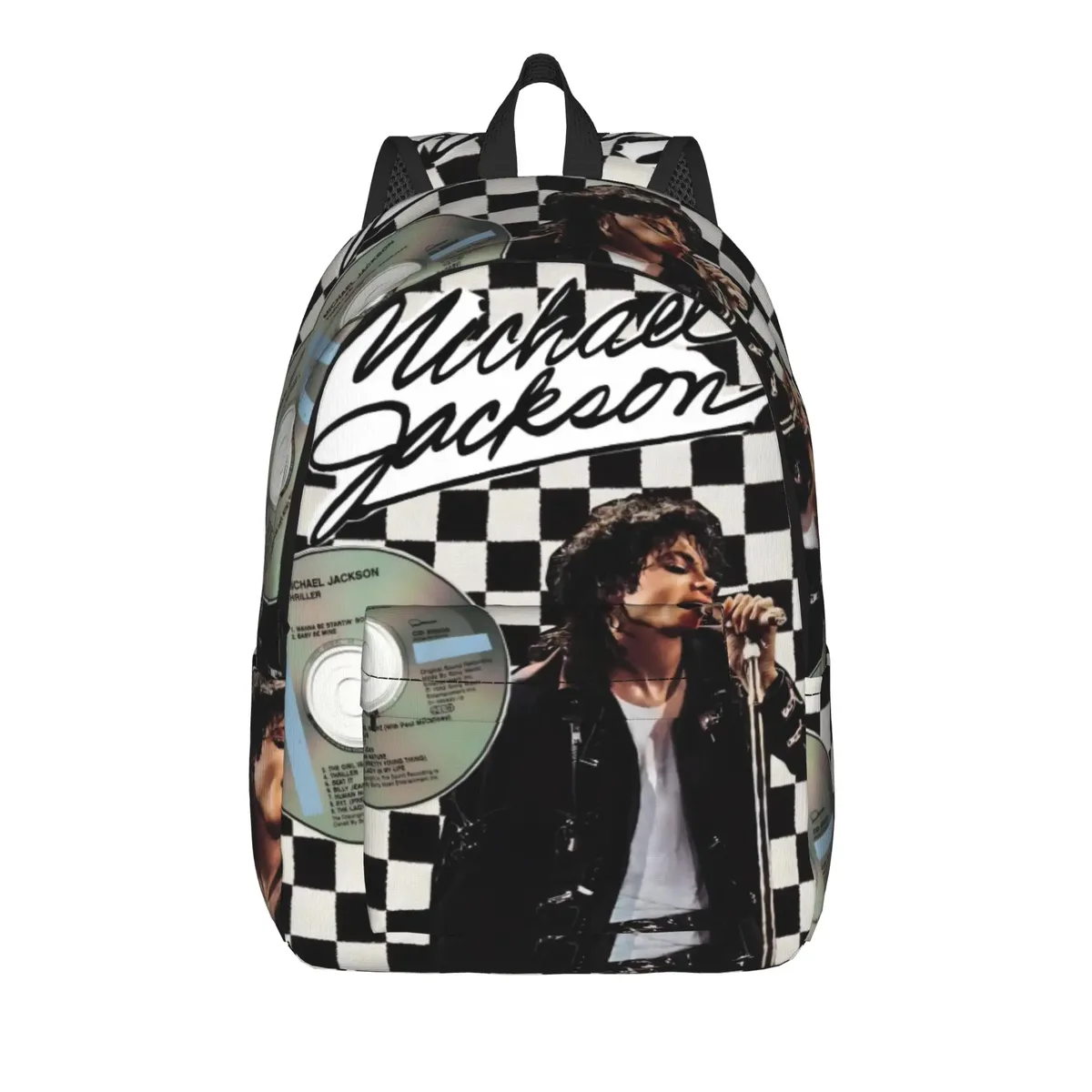 sac à dos michael jacksons musical movie 2026, sac à dos pour lycée et affaires, pour hommes et femmes, sacs en toile pour ordinateur portable