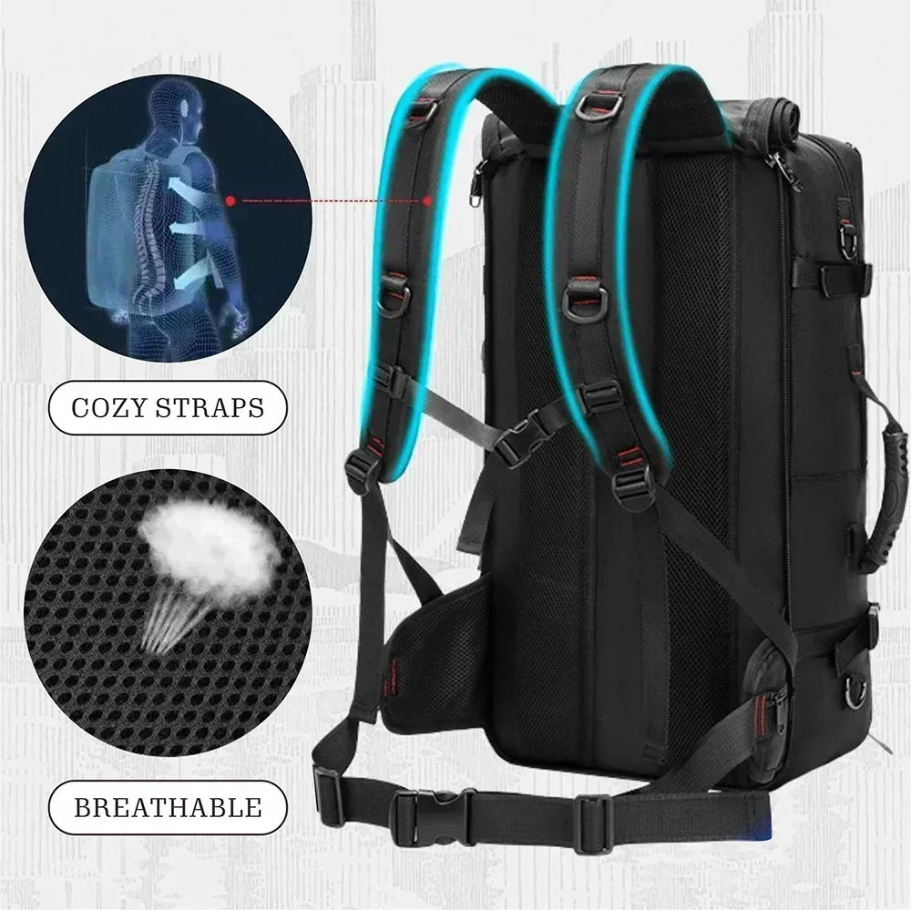 swiss military-sac à dos de voyage étanche multifonctionnel pour homme, sac pour ordinateur portable, sac à bagages d'escalade en plein air, sac à dos de sport, mochila