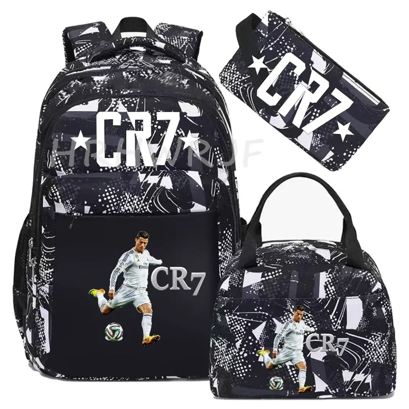 sacs à dos de sport cr7, sacs d'école camouflage pour ordinateur portable, pour hommes et femmes, sac à dos de grande capacité pour les voyages, le bureau, les trajets scolaires