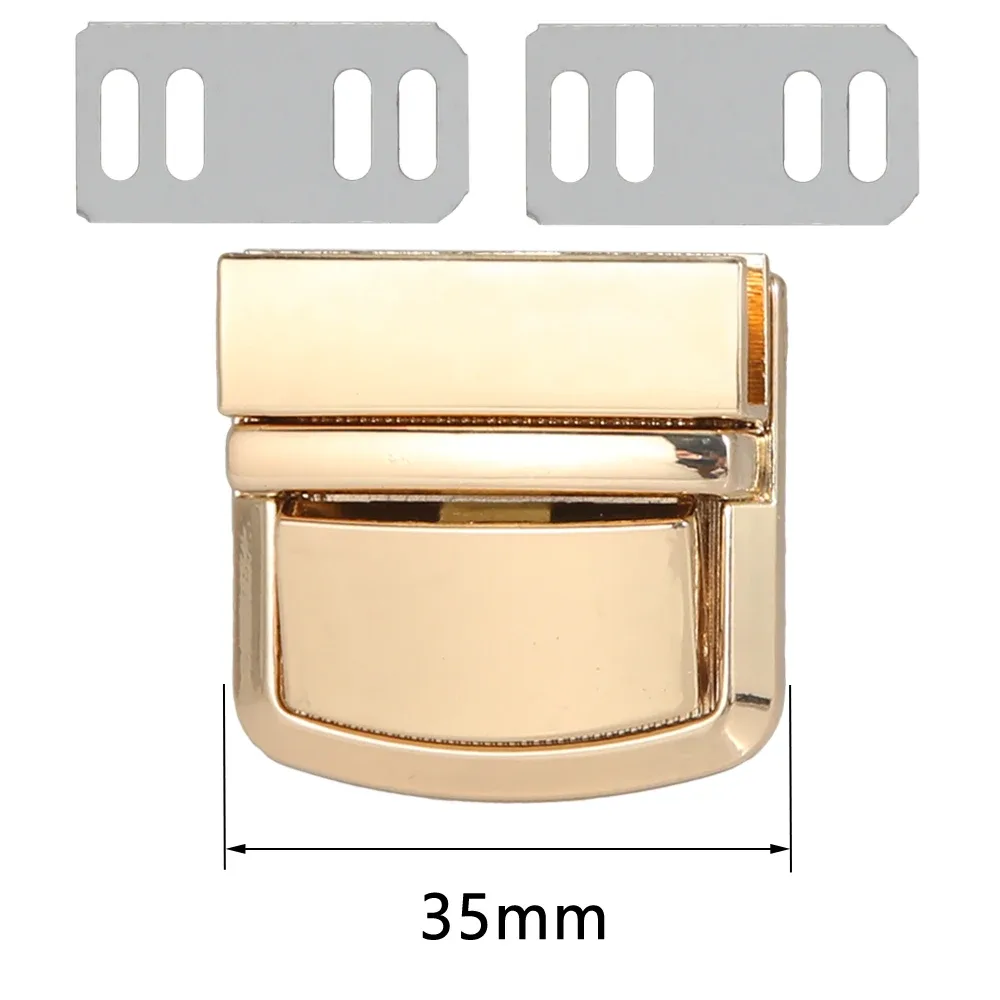 fermoir à boucle rectangulaire en métal pour sac à main, sacs à bandoulière, sac à main pour femmes, accessoires de bricolage