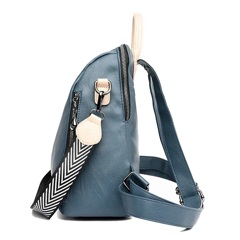 sac à dos de luxe en cuir souple pour femmes, sac à dos de bonne qualité en cuir durable, mode grande capacité, sac à dos de voyage