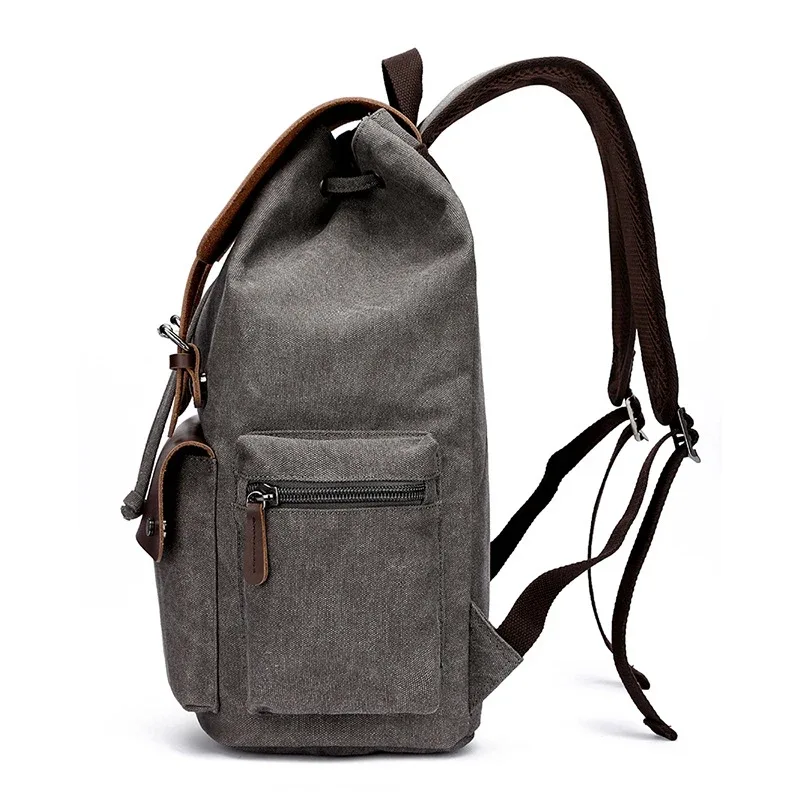 Nouveau sac à dos pour hommes sac à dos en toile Vintage sac d'école sacs de voyage pour hommes sac à dos de grande capacité sac à dos pour ordinateur portable sac de haute qualité