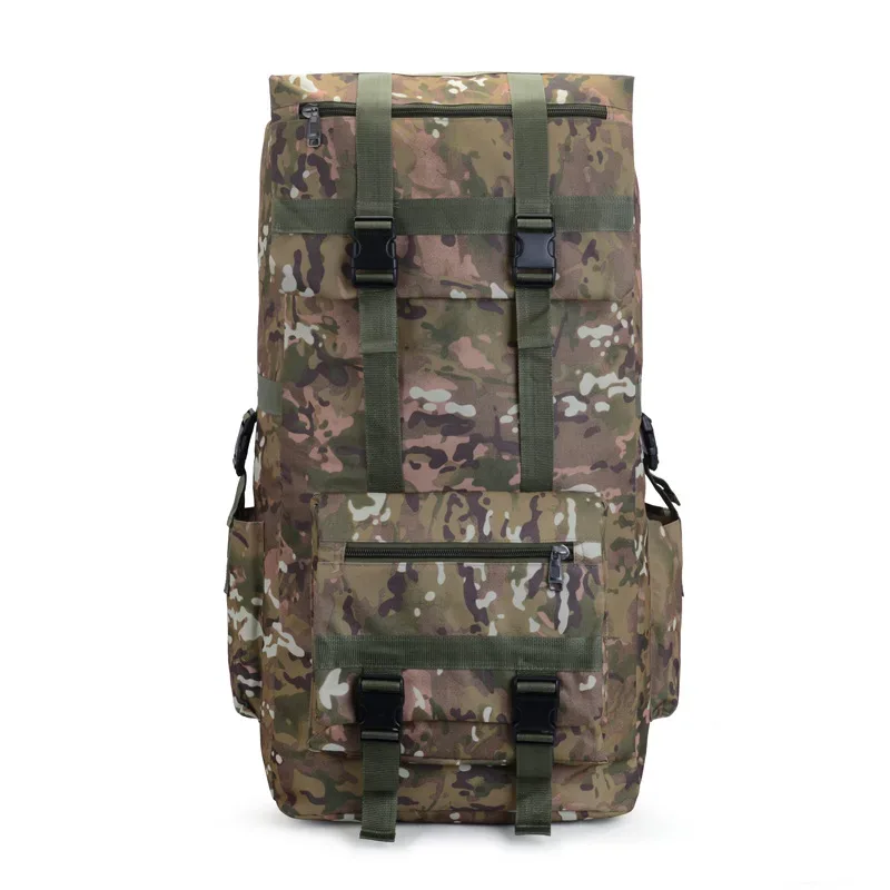 sac à dos de voyage unisexe grande capacité 120l en tissu oxford, style urbain simple pour sports de plein air, sac de randonnée avec bretelles ergonomiques