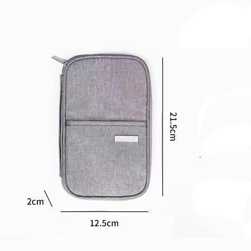 portefeuille de voyage tendance, porte-passeport familial unisexe, accessoires de voyage, étui de rangement de documents étanche, sac d'identité, porte-carte de crédit