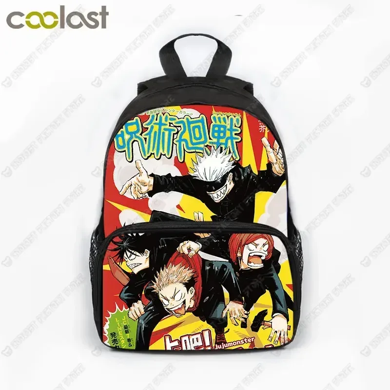 sac à dos de 13 pouces pour enfants, cool gojo satoru, yuji itadori, papeterie scolaire pour garçons
