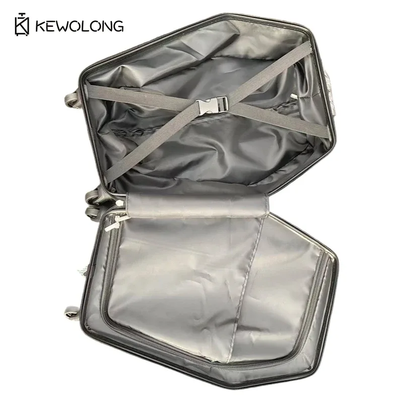 valise de voyage gothique sombre en forme de cercueil, 20 pouces, coque rigide, 4 roues, valise trolley unique pour halloween et cosplay