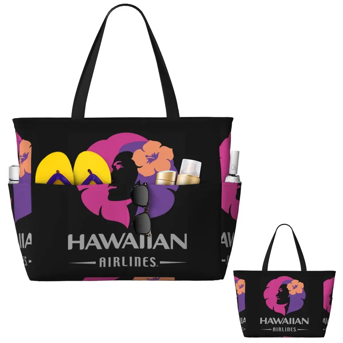 hawaiian airlines herc voyage fin du sud été vente plage sac fourre-tout yoga duffle grand sac fourre-tout femmes sac de voyage sac de fitness