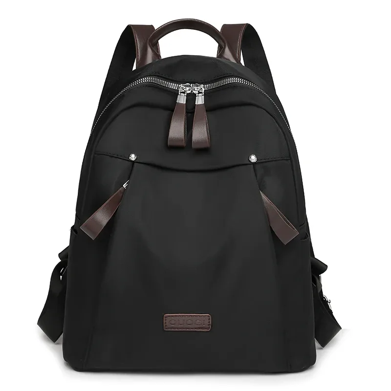 Sac à dos tendance pour femmes avec plusieurs compartiments, solide et Durable, sac d'école pratique pour les voyages quotidiens