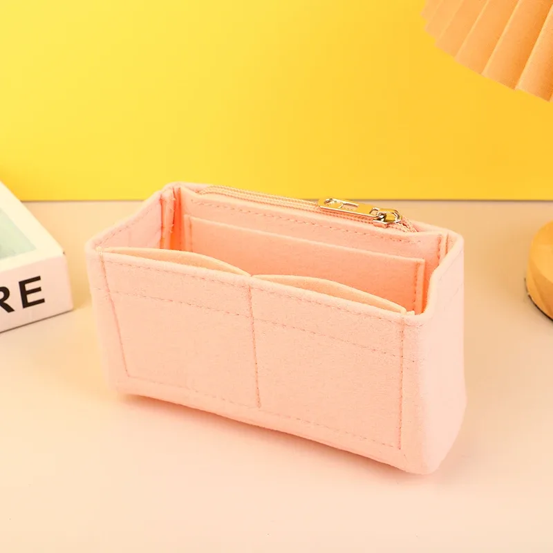 pochette intérieure en feutre pour sac à main, mini sac de rangement, doublure, insert de sac à main, vessie