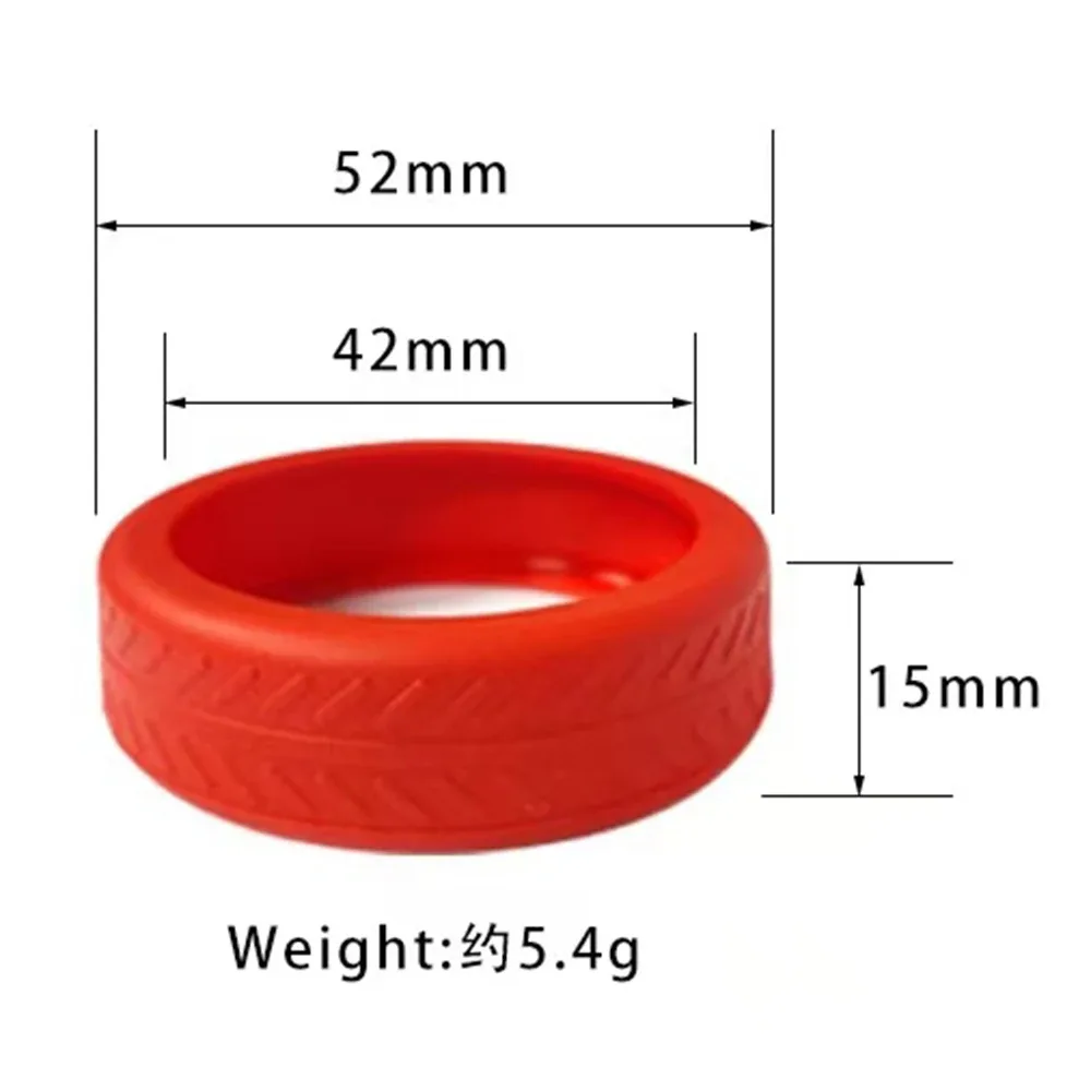 1/4/8 pièces manchon de roulette en silicone sourdine roue de réduction du bruit housse de roulettes anti-rayures pour valise à bagages à main
