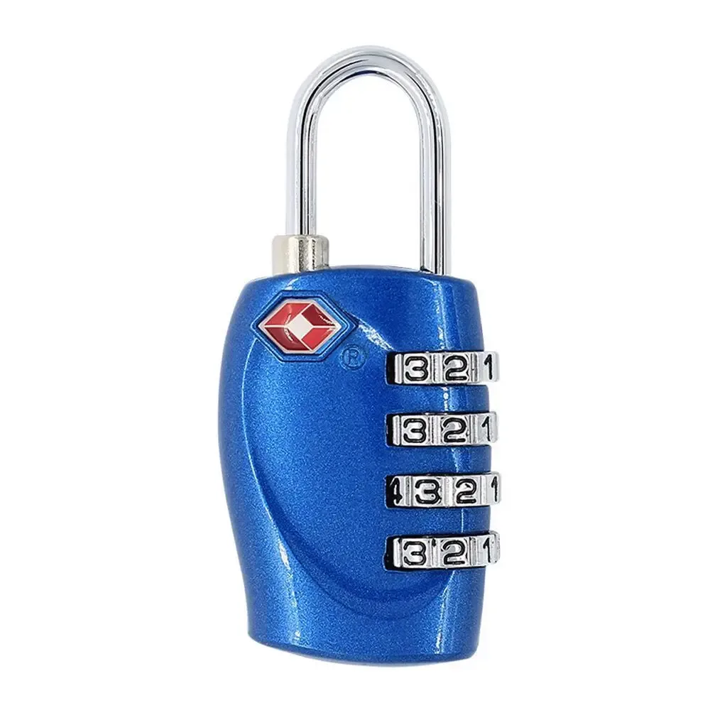 cadenas portable de haute sécurité, petit cadenas à code douanier, cadenas douanier tsa, cadenas intelligent à combinaison avec câble en acier