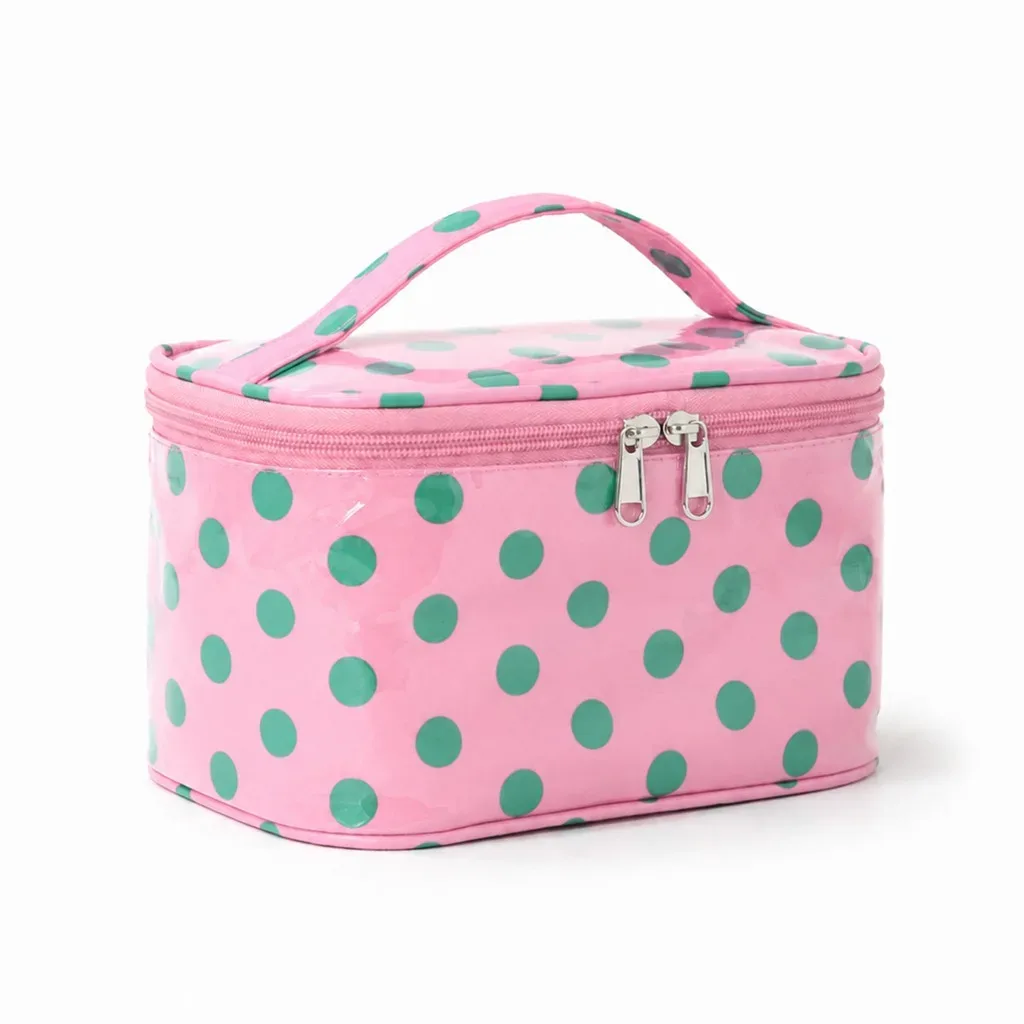 trousse de maquillage de grande capacité, imperméable, avec fermeture éclair, sac à cosmétiques résistant à l'usure, organisateur de beauté pour le rangement de petits objets pour femmes