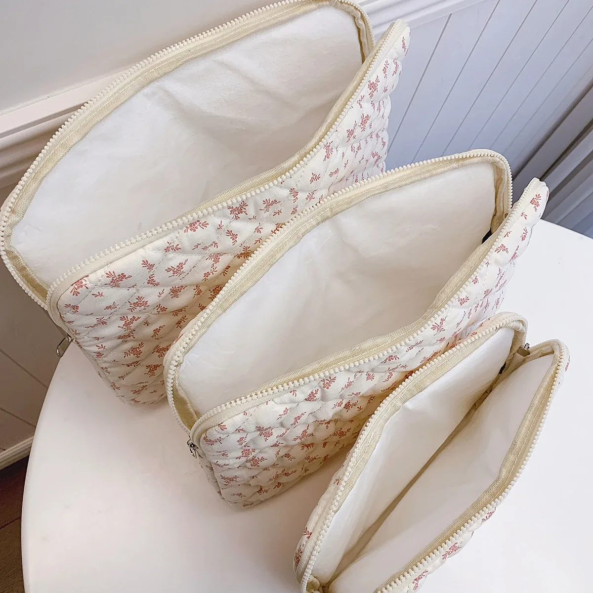 pour ordinateur portable de 11 pouces, 14 pouces, 15 pouces, 1 pièce, sac d'ordinateur portable chic à imprimé floral matelassé, étui de protection, housse pour ordinateur portable, sac pour ordinateur