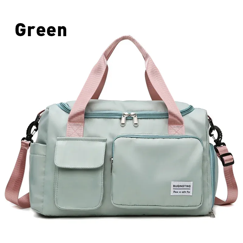 markroyal-sacs de voyage en toile imperméables pour femmes, sac de sport, sacs de sport, compartiment à chaussures initié, sac à main de poche, livraison directe