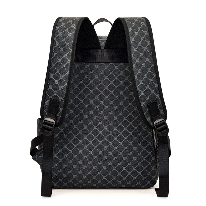 Sacs à dos de luxe pour hommes, sac d'ordinateur de grande capacité de haute qualité, sac à bandoulière étanche en PU, sac d'école de Style Vintage