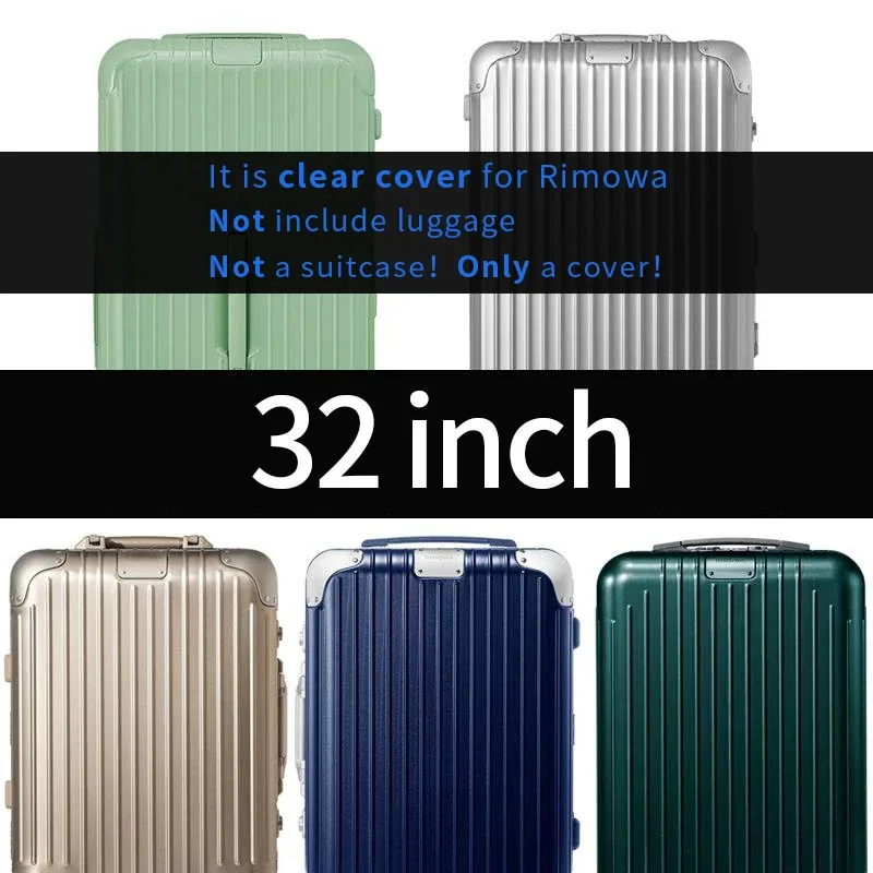 housse de protection transparente pour bagages, applicable pour rimowa essential, 21 26 30 pouces, housse de valise rimowa salsa