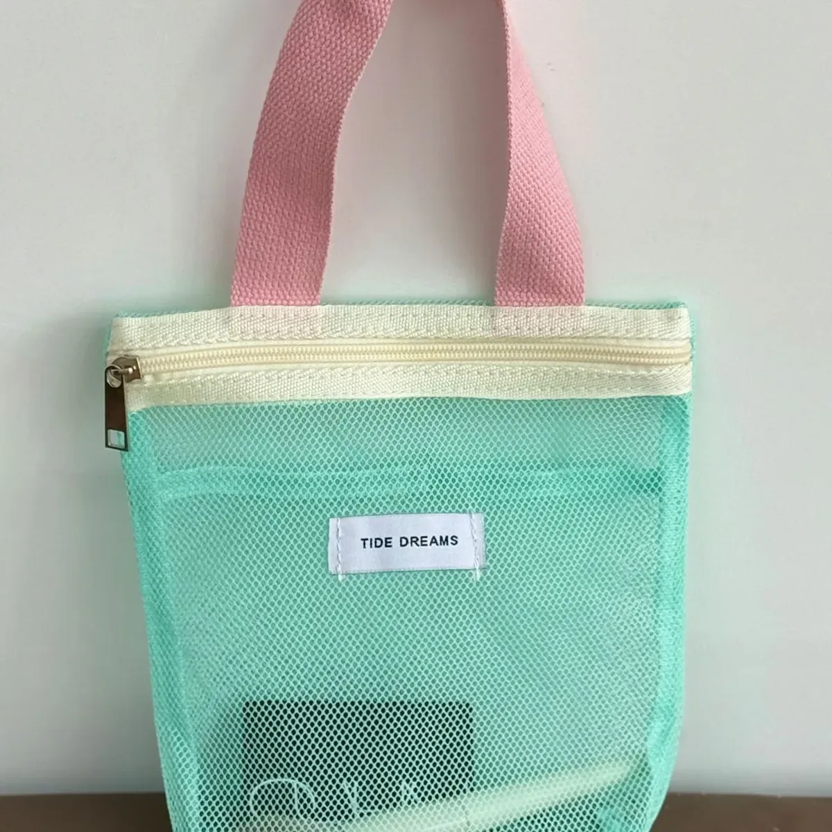 trousse de toilette transparente en maille, organiseur de voyage portable grande capacité, pochette de rangement respirante pour produits de soin