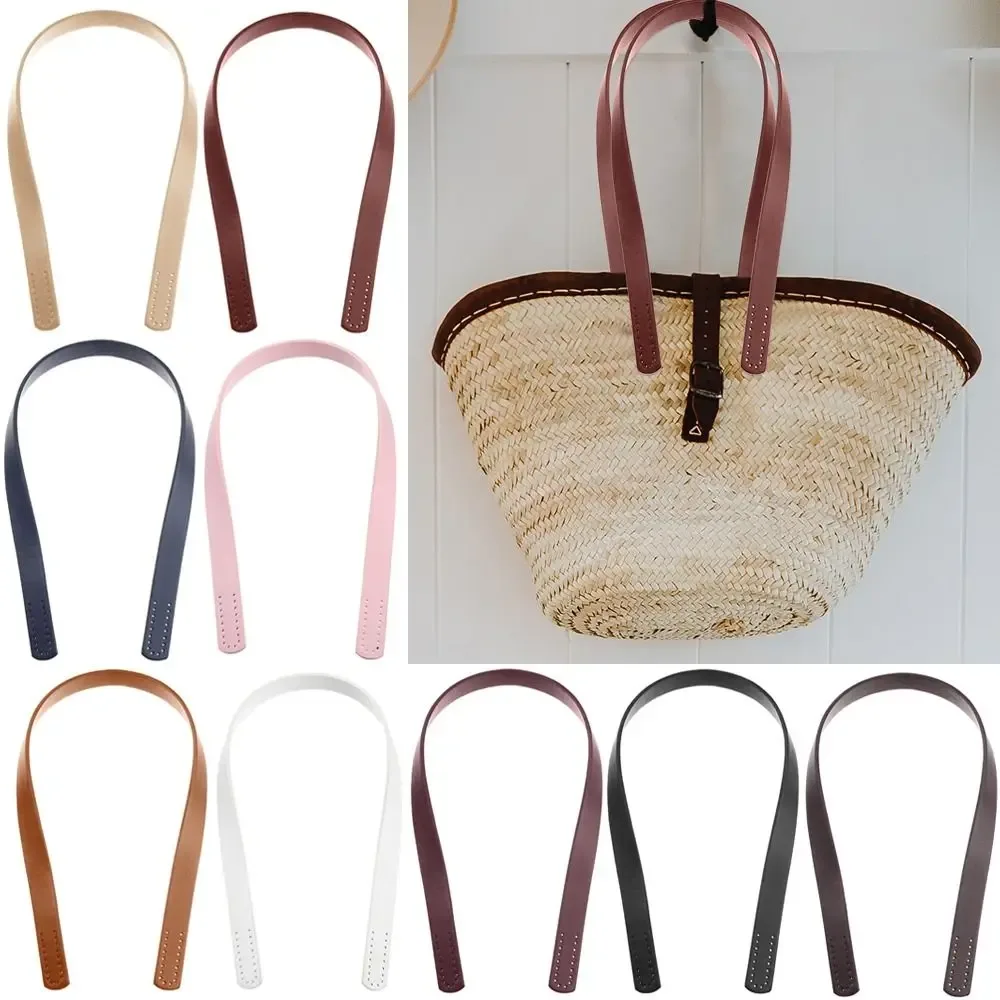 sangle de sac en cuir pu pour femme et fille, poignée de remplacement pour sac à main, accessoire de ceinture, diy, 2 pièces