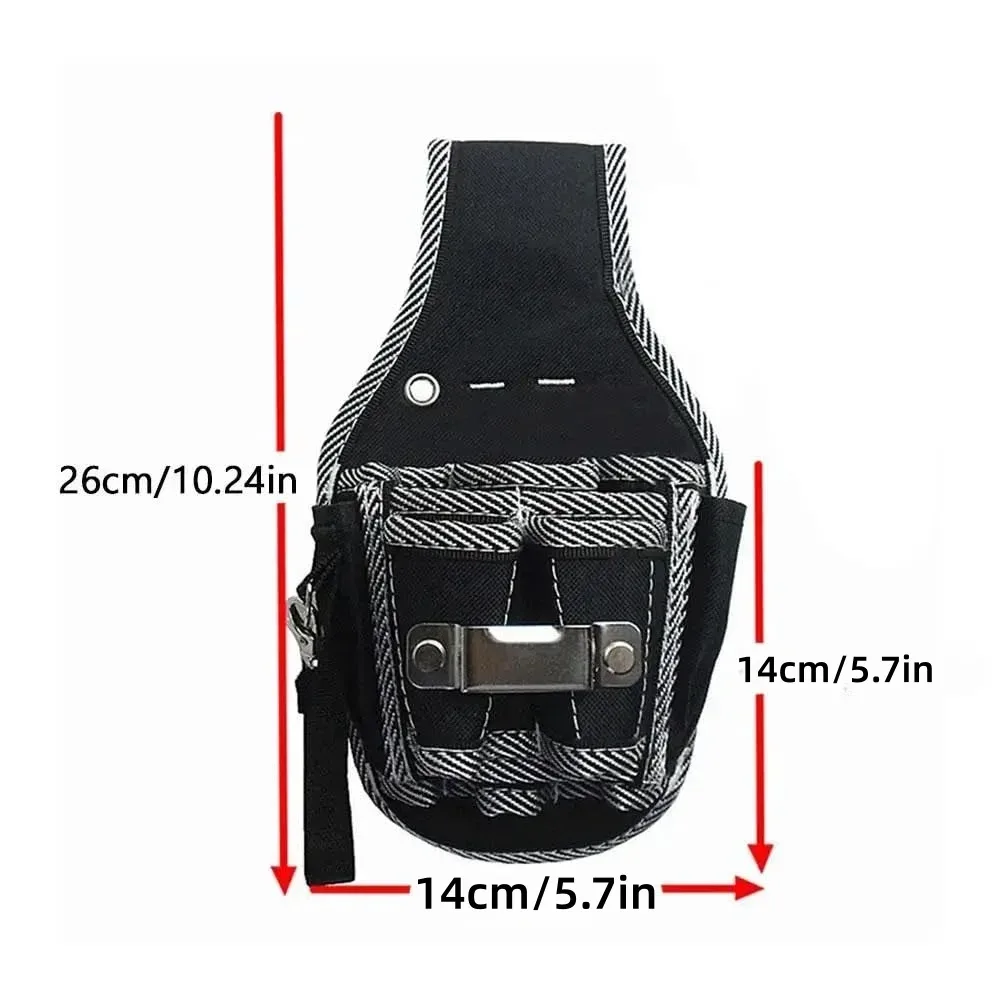 sacoche de ceinture simple pour électricien, porte-outils portable, étui de rangement pour outils, pochette de fixation pour perceuse