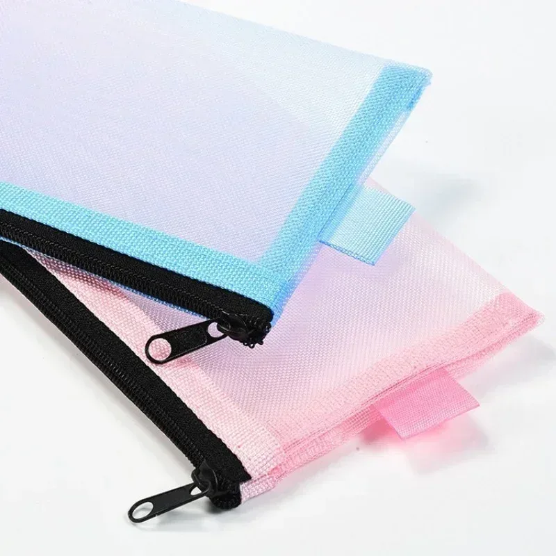 trousse de toilette portable multifonctionnelle pour hommes et femmes, trousse de voyage pour pinceaux de maquillage, trousse à crayons en poudre maillée, trousse de toilette cosmétique