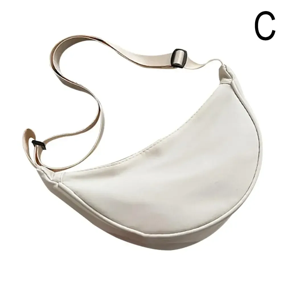 sac à bandoulière en nylon pour femmes, mode portable décontracté hobos sport poitrine sac sous les bras étudiants forme de boulette épaule b x7r8