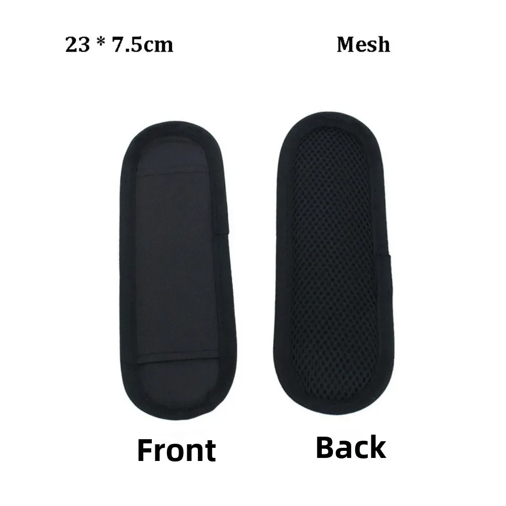 coussin de bandoulière détachable respirant de haute qualité pour sac à dos noir, accessoires de sac à bandoulière de décompression