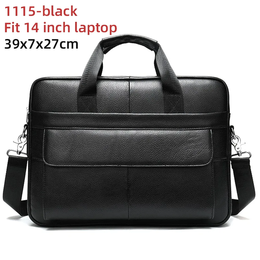 westal-sac messager en cuir véritable pour homme, étuis à bombes, sac pour ordinateur portable 14 en effet, sacs d'affaires de bureau pour document, 8572