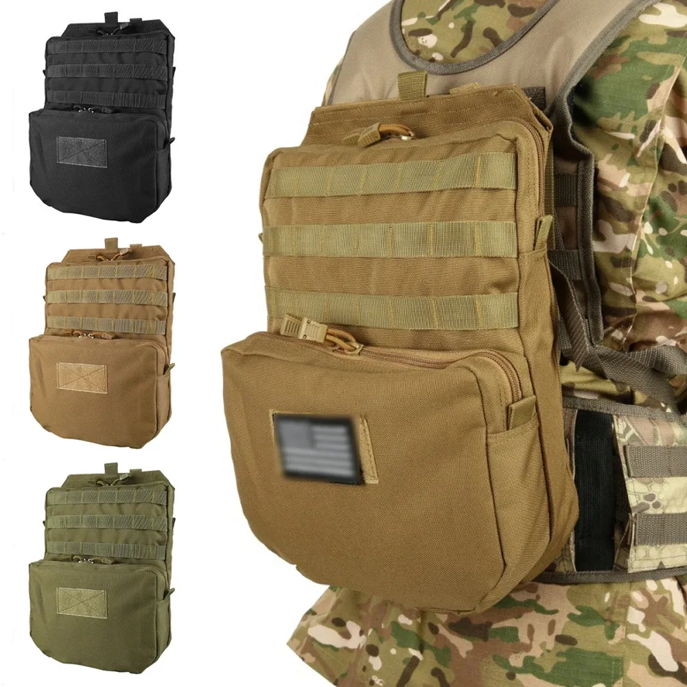 sac à dos tactique molle simple et léger pour l'extérieur, sac airsoft, équipement de combat de chasse, gilet, accessoires edc, sac en nylon