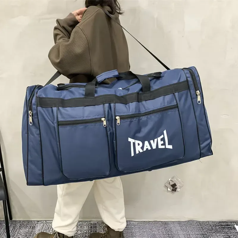 sac de voyage homefish pliable grande capacité, imperméable, pour affaires et sport, résistant à l'usure, sac de sport multifonction portable