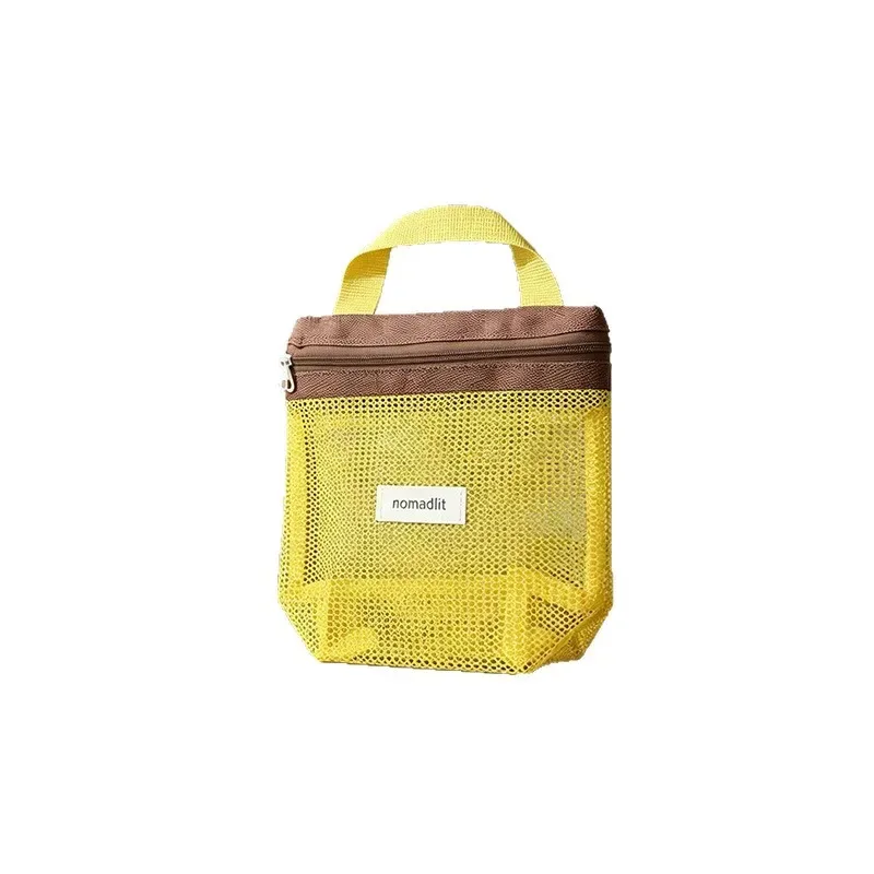 sac de toilette portable, sac cosmétique de voyage et de natation, sac à main pour voyage d'affaires, sac de bain en maille imperméable, sac de sport et de plage, sac de rangement