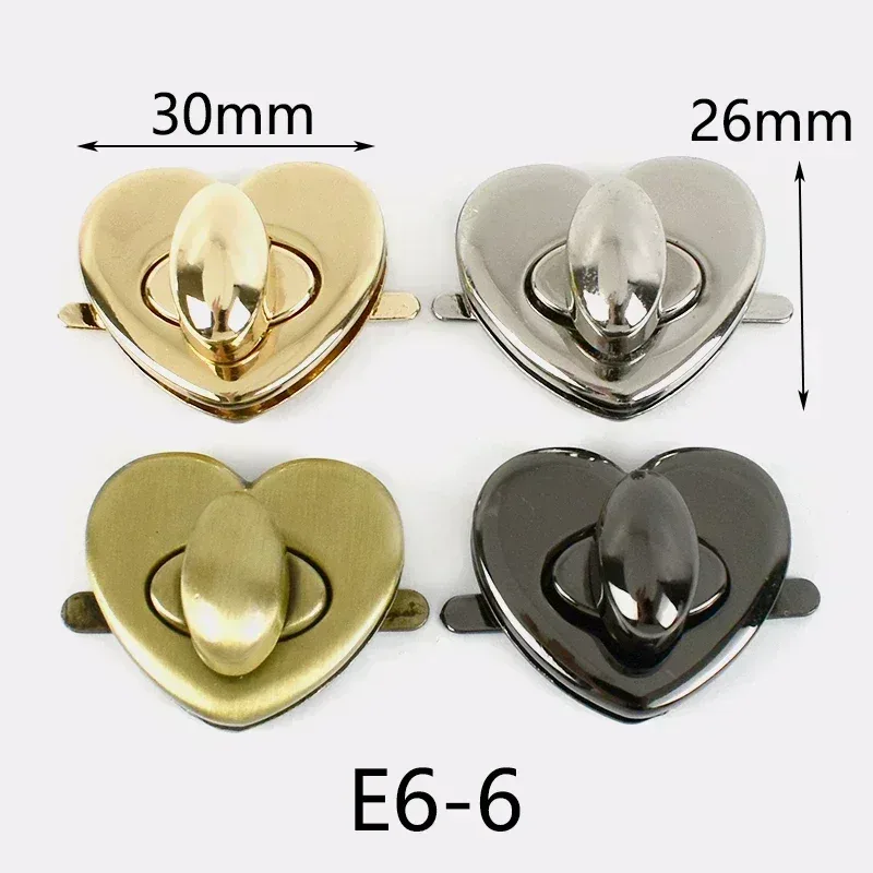 boucles de verrouillage de sac en métal, 2 pièces, serrures torsadées pour sac à main pour femmes, sacs à bandoulière, fermoir de loquet, accessoires de quincaillerie de bricolage