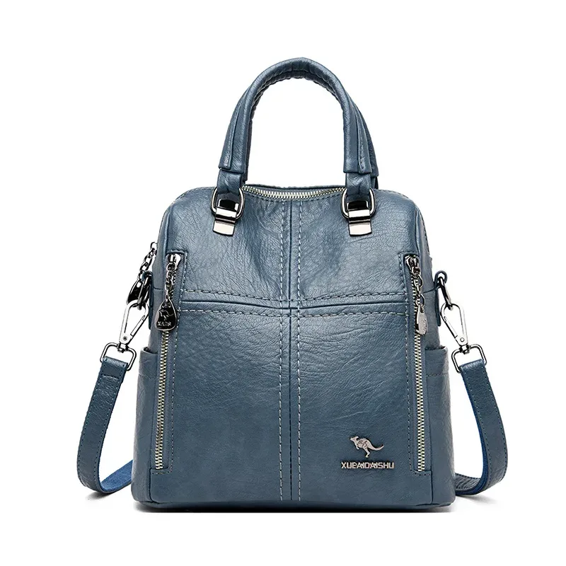 sac à dos en cuir vintage pour femmes, sac à bandoulière pour femme, sac de voyage pour femmes, sac d'école pour filles