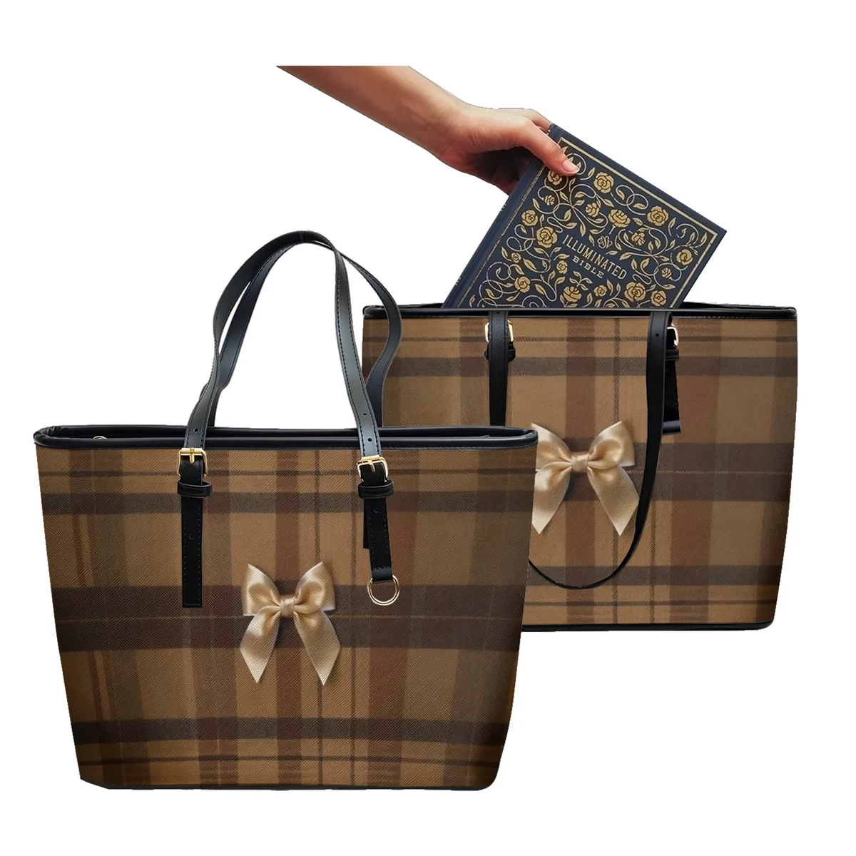 Sac à bandoulière en cuir PVC Oxford imprimé grille diamant rose, fourre-tout léger à fermeture éclair, usage quotidien, sac à main Convertible pour le travail et le week-end