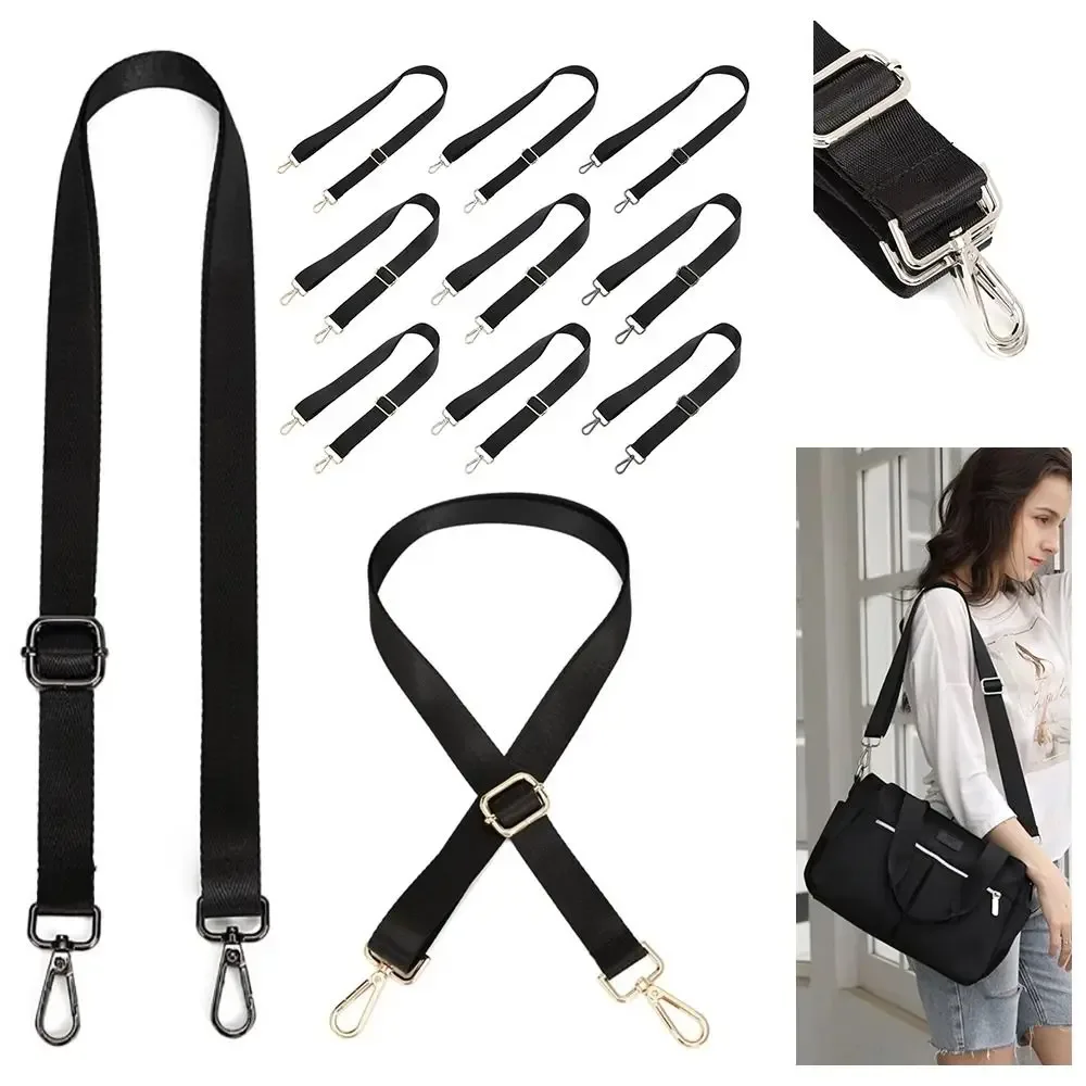 accessoires de sac sangle de sac réglable en nylon noir sangle de sac à main sangle de sac à bandoulière