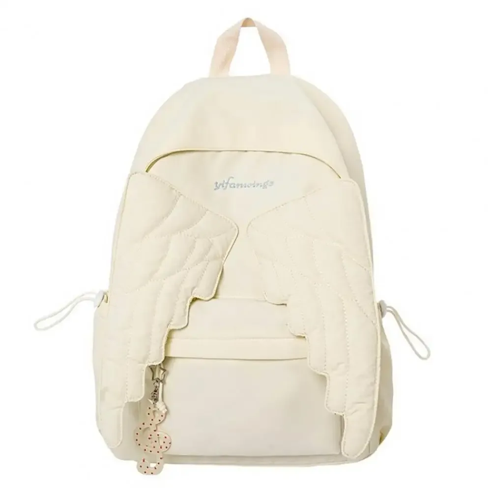 sac à dos angel wing pour femmes et filles, sac d'école léger en nylon, sac à dos de jour pour les voyages et les déplacements en plein air